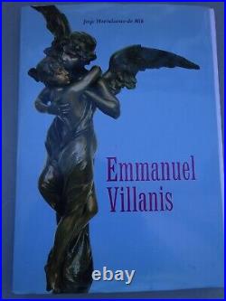 ART NOUVEAU Emmanuel VILLANIS L'OTAGE BRONZE ANCIEN FEMME Belle patine SUPERBE