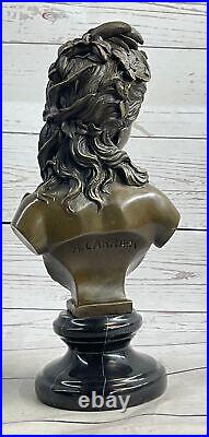Art Déco Buste Femelle Nouveau Fille Femme Classic Bronze Marbre Sculpture Ouvre