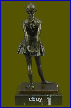 Art Déco Nouveau Ballerine Danseuse Bronze Sculpture Figurine Par Degas Artwork