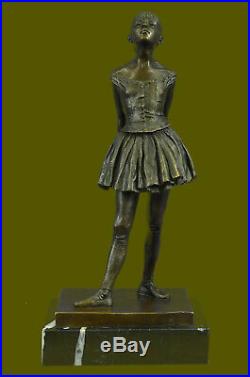 Art Déco Nouveau Ballerine Danseuse Classique Bronze Sculpture Figurine By Degas