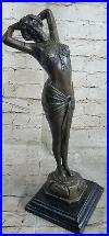 Art-Deco-Nouveau-Erotique-Danseuse-100-Solide-Bronze-Sculpture-Par-Lost-01-ok