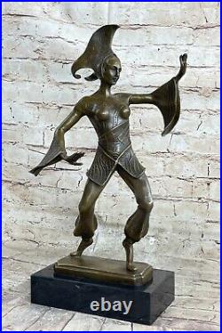 Art Déco / Nouveau Exotique Danseuse Par Chiparus Bronze Sculpture Figurine