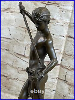 Art Déco Nouveau Fonte Hommage À Chiparus Érotique Danseuse Bronze Sculpture