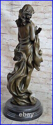 Art Déco Nouveau Fonte Vénus Bronze Sculpture Par'Lost' Cire Méthode Statue