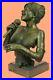 Art-Deco-Nouveau-Noir-Africain-Femme-Femelle-Singer-Bronze-Sculpture-Maison-01-sl