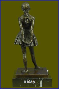 Art Déco Nouveau Prima Ballerine Danseuse Bronze Sculpture Figurine par Degas