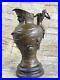 Art-Deco-Nouveau-Sirene-Vase-Original-Bronze-Sculpture-Maison-Bureau-01-ohqx