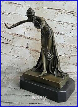 Art Déco Russe Danseurs Bronze Statue Demetre Chiparus Nouveau Sculpture Art Nr