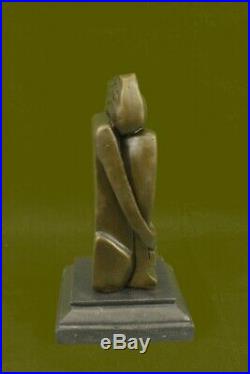Art Moderne Abstrait Mother Nature Par Salvador Dali Bronze Sculpture Figurine
