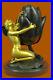 Art-Nouveau-Dore-Chair-Nymphe-Tenant-Tulipe-Bougeoir-Bronze-Sculpture-Statue-01-qs