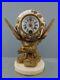 Art-Nouveau-Rare-Horloge-Pendule-Boulangere-Chardons-Sculpture-Aigle-Bronze-01-vj