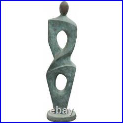 BISCOTTINI Sculpture en fonte de bronze d'art moderne L45xPR45xH165 cm
