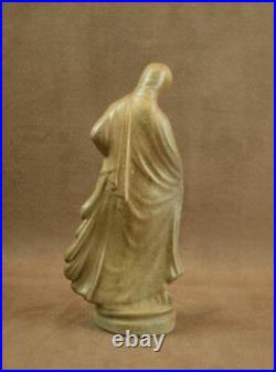 Belle Céramique Sculpture Femme Danseuse Tanagra Gres Art Nouveau