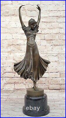 Bronze Danse De Culture Dimitri Chiparus Sculptée Art Déco Nouveau
