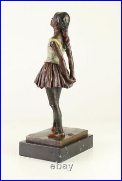 Bronze Sculpture Danseuse En Tutu 39cm Couleur Art Nouveau Figurine en Bronze