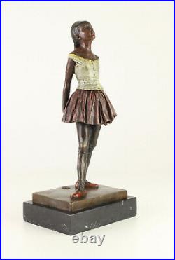 Bronze Sculpture Danseuse En Tutu 39cm Couleur Art Nouveau Figurine en Bronze