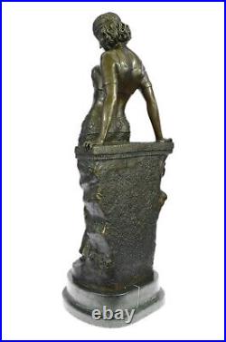 Bronze Sculpture Statue Fin Rare Français Figurine Art Déco/Nouveau