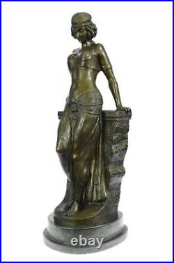 Bronze Sculpture Statue Fin Rare Français Figurine Art Déco / Nouveau Affaire
