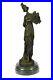 Bronze-Sculpture-Statue-Marbre-Figurine-Fille-Buste-Femme-Romain-Art-Nouveau-01-ufv