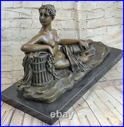Bronze Sculpture Style Art Nouveau Nu Femme Par Canova Doré Masterpiece