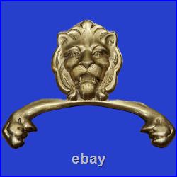 Bronze antiquité art nouveau vide poche coupelle plateau allemand sculpture lion