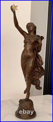 Bronze art nouveau signé Adrien Gaudez 19ème