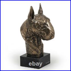 Bull Terrier, statue miniature / buste de chien, édition limitée, Art Dog FR