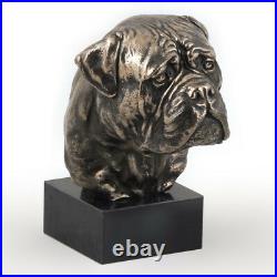 Bullmastiff, statue miniature / buste de chien, édition limitée, Art Dog FR