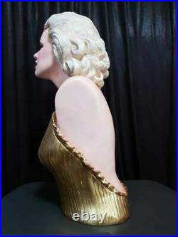 Buste de statue grandeur nature Marilyn Monroe Finet Sculpture Arts