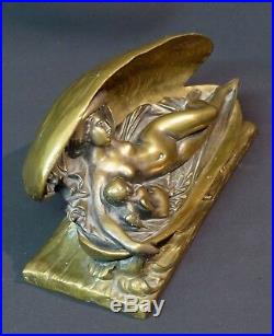 C 1840 jolie sculpture statuette bronze James Pradier naissance de l'amour 22cm