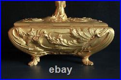 Charles Emile Jonchery (1873-1937) Magnifique coffret bronze doré art nouveau