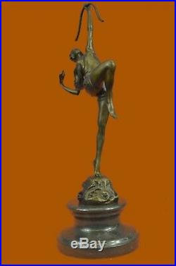 Chasseresse Diana Art Nouveau Musée Bronze Sculpture Statue Figurine Figurine T