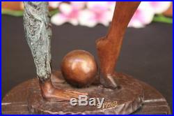 Collectionneur Édition Sol Enfant Gymnaste Bronze Sculpture Art Déco Sport