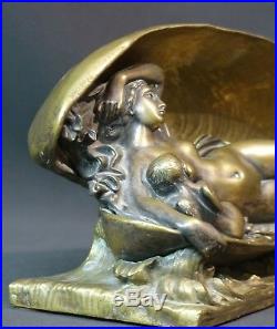 D 1840 jolie sculpture statuette bronze James Pradier naissance de l'amour 22cm