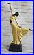 Danseur-Avec-Frappant-Pose-Bronze-Sculpture-Art-Deco-Nouveau-Lost-Cire-Solde-01-asq
