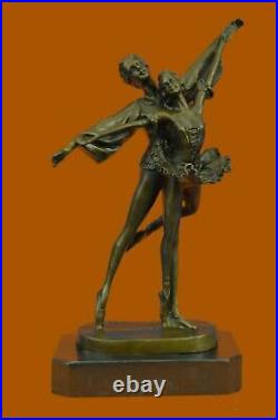 De Collection Art Bronze Sculpture Signe Original Ballerine Dancer Nouveau Solde