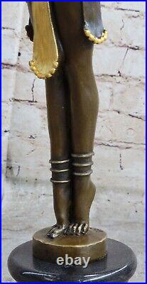 De Collection Bronze Sculpture Statue Style Art Nouveau 16 Grand Danseur Cire