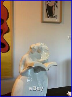 Édouard CAZAUX Sculpture Pierrot Et Colombine Art Nouveau Mayodon