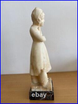 Ernst BECK sculpture fille marbre art nouveau deco jugendstil Vienne Autriche