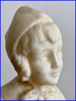 Ernst BECK sculpture fille marbre art nouveau deco jugendstil Vienne Autriche