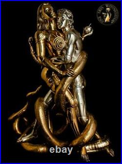 FINE ARTS Wohnkultur Sculpture en bronze Figure Adam & Eve Statue Erotique Géant