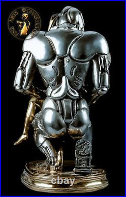 FINE ARTS Wohnkultur Sculpture en bronze Figure Robo Lover Statue Robot érotique