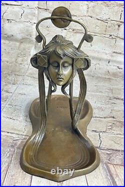 Fait Bronze Sculpture Solde Affaire Soap Plateau Bijoux Deco Nouveau Art