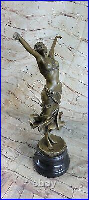Français Bronze Art Déco/Art Nouveau Femelle Sculpture P. Philippe. Solde