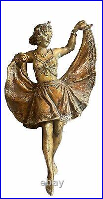 Franz Xavier Bergmann Nan Greb Danseuse Bronze Art Nouveau la jupe relevable