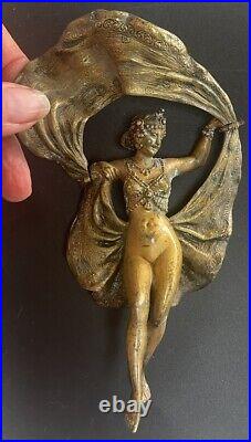 Franz Xavier Bergmann Nan Greb Danseuse Bronze Art Nouveau la jupe relevable