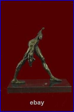 GIA Chiparus Bronze Massif Sculpture Abstrait Art Nouveau Figurine Dali Art Déco