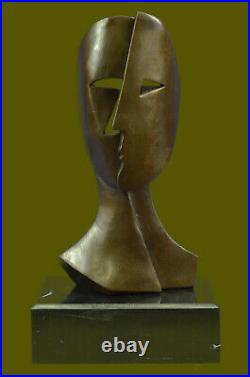 GIA Chiparus Solide Bronze Sculpture. Abstrait Art Déco Nouveau Picasso Dali Art