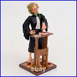 Guillermo Forchino Comic Art Lady Avocat Rechtsanwältin Sculpture FO85514