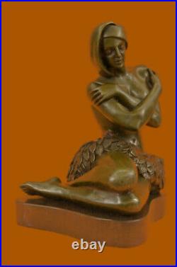 Hawaïen Fille Art Déco Nouveau Bronze Sculpture Moreau Statue Figurine